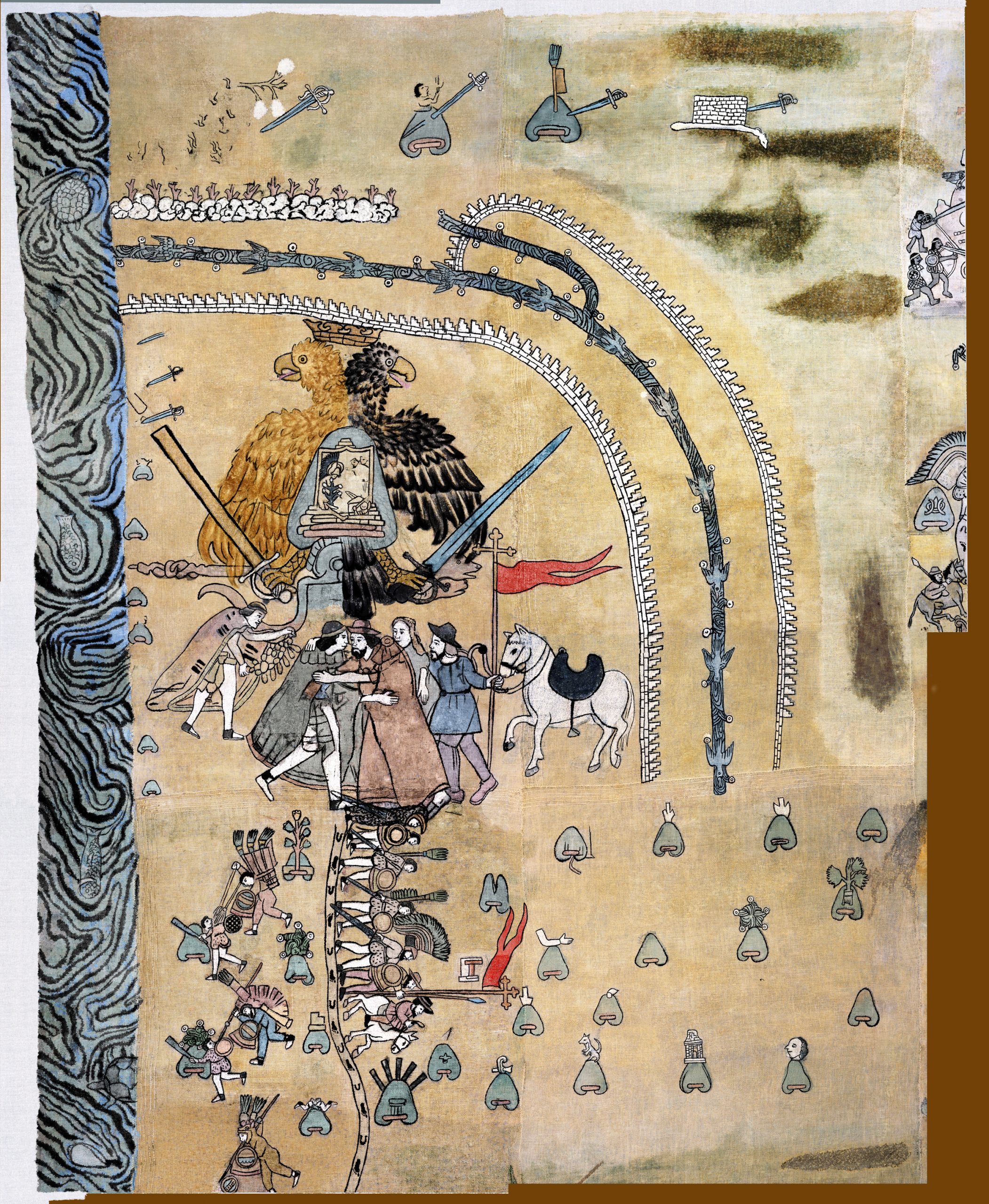 Lienzo de Quauhquechollan Universidad Francisco Marroquín