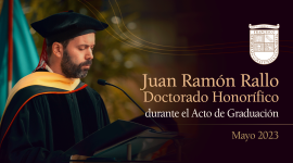 Doctorado Honorífico de Juan Ramón Rallo durante el Acto de Graduación (Mayo 2023)